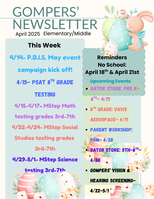  april newsletter